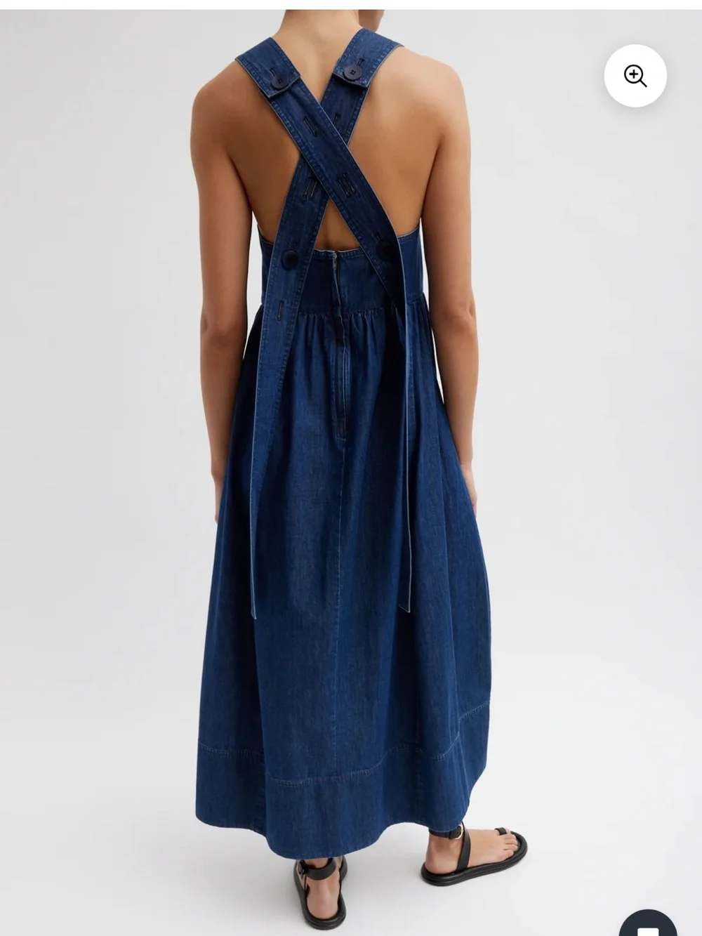 Tibi Light Weight Stone Wash Sculpted Dress sz 6 NWT